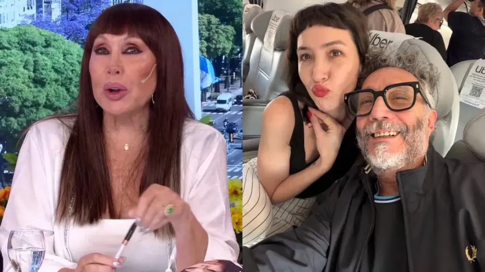 Moria Casán Fito Páez y Sofía Gala