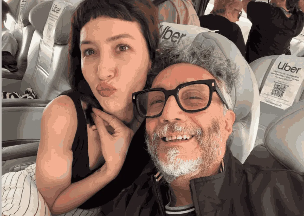 Sofía Gala y Fito Páez en una historia de amor