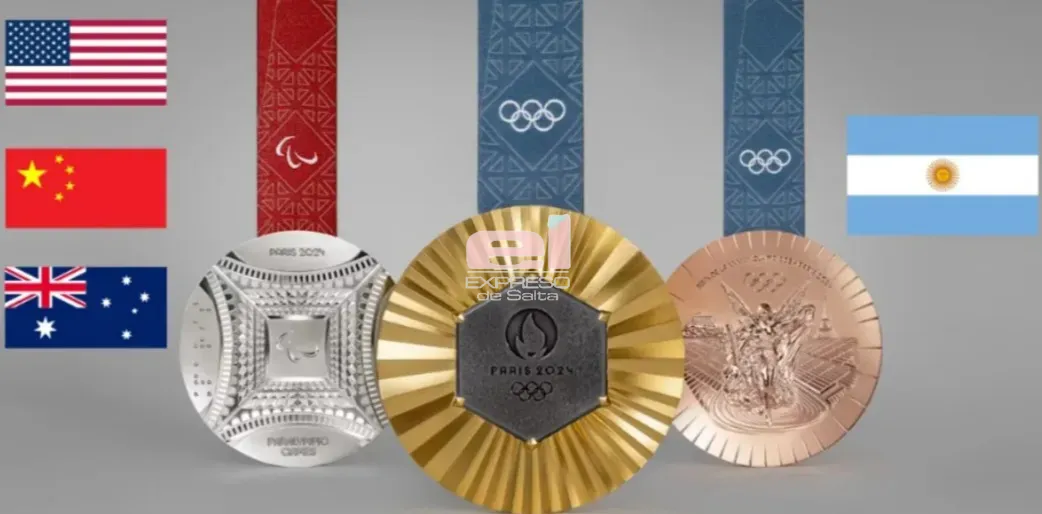París 2024- Argentina está en el puesto 46 del medallero olímpico de París 2024