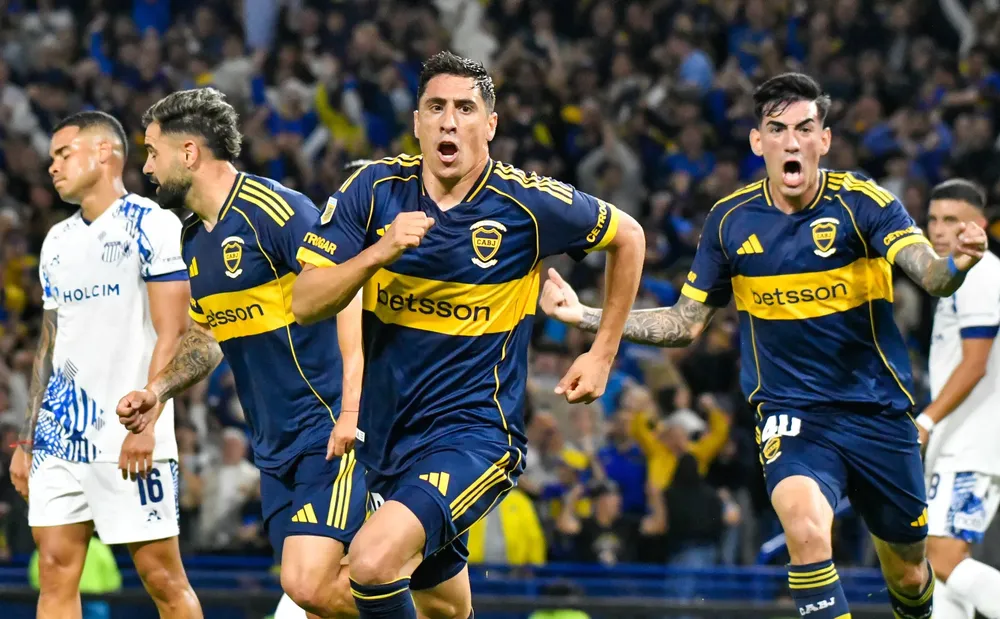 BOC Merentiel festeja su primer gol