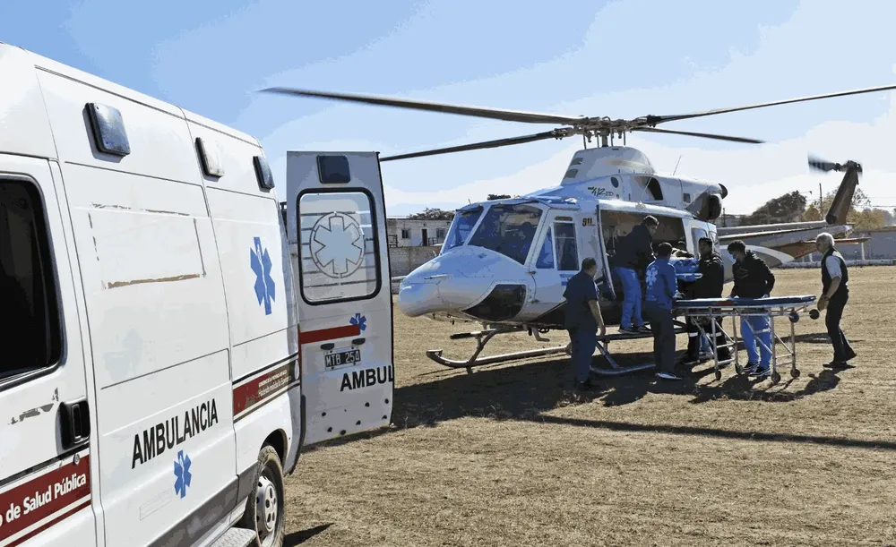 Traslado de paciente grave desde Tartagal