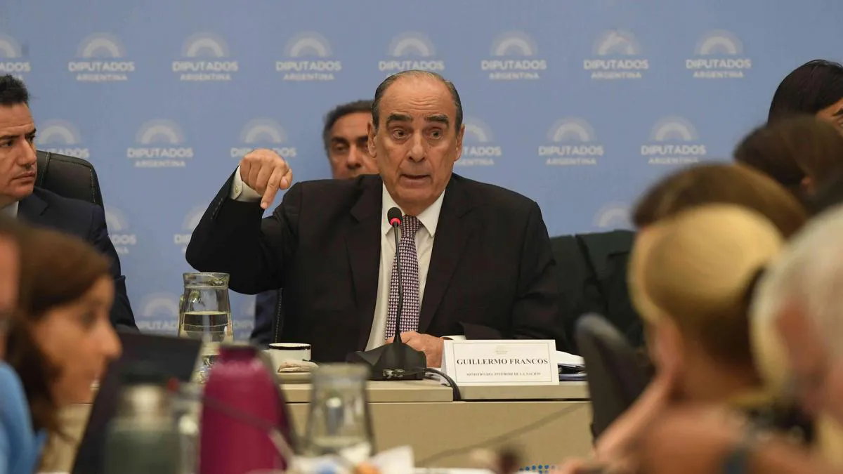 Guillermo Francos - ministro del Interior de la Nación