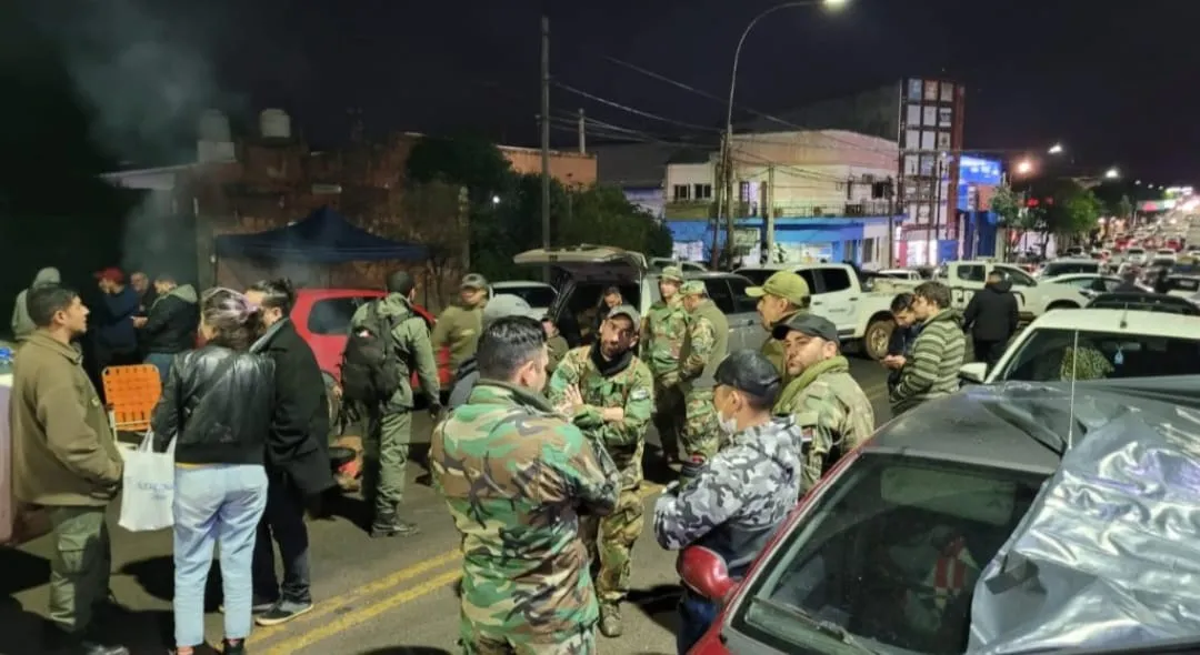 MISIONES guardabosques también se sumaron a la protesta