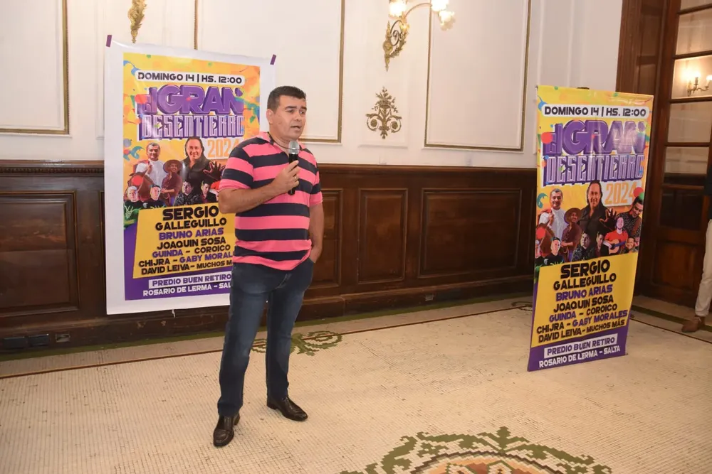 Fabian Vilte - organizador del Desentierro