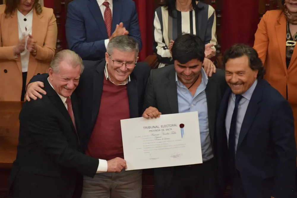 Antonio Nicolás Taibo con Sáenz- Marocco y Amat