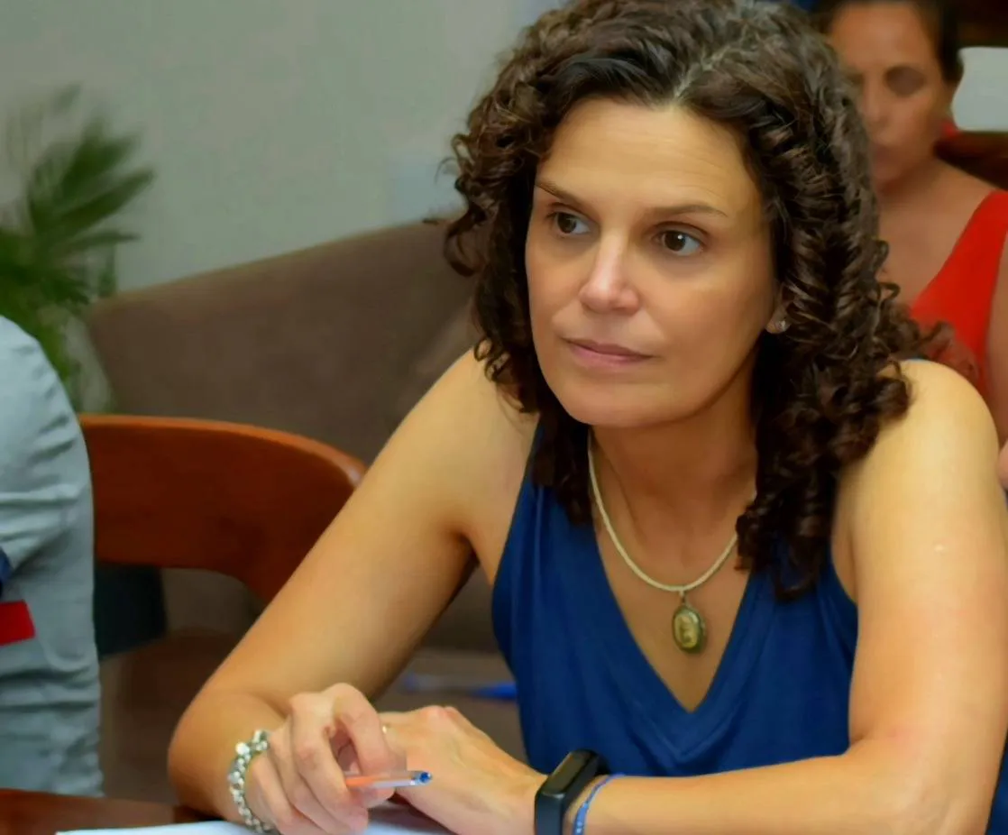 CRISTINA FIORE CON BALTASAR LARA GROS