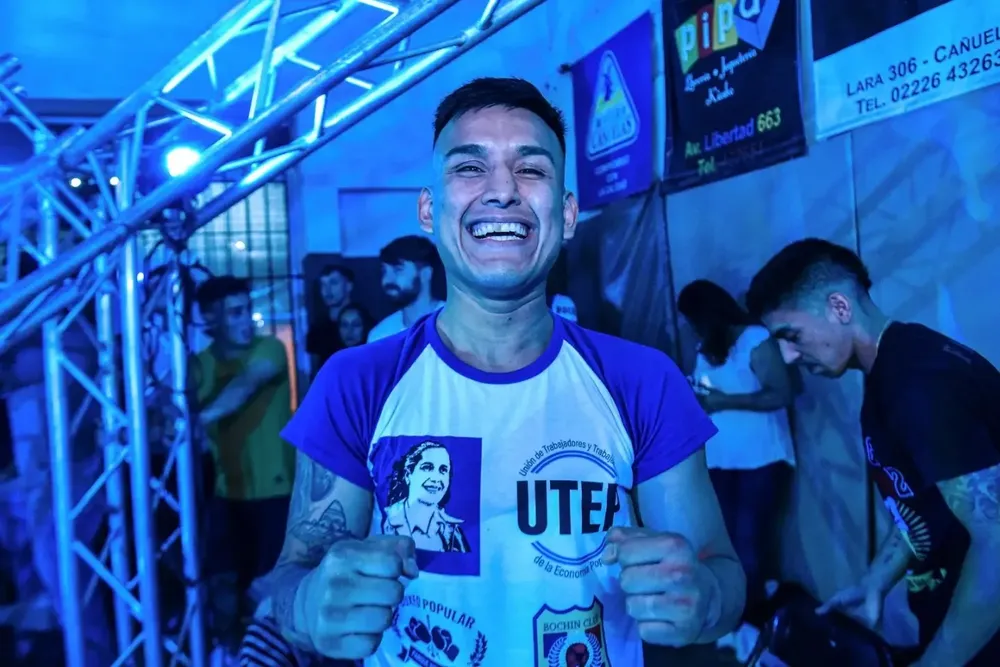 Gerardo Antonio El Bandido Pérez campeón sudamericano superpluma