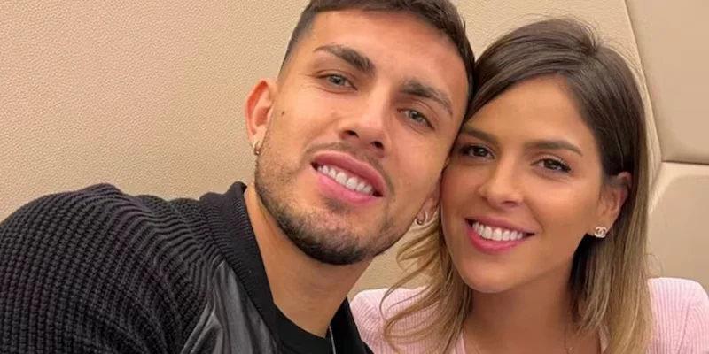 Camila Galante y Leandro Paredes