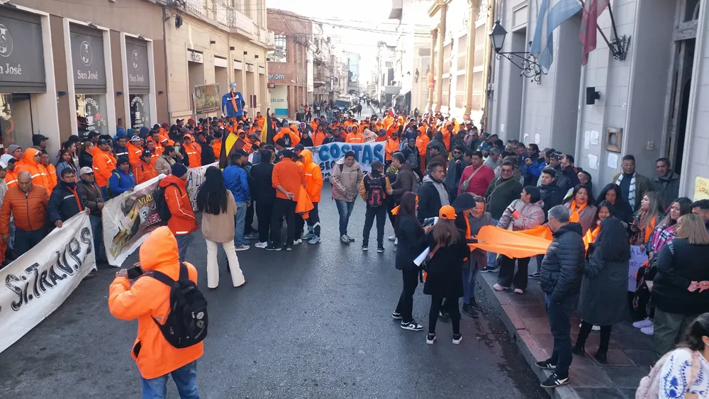 Manifestacion trabajadores Viales