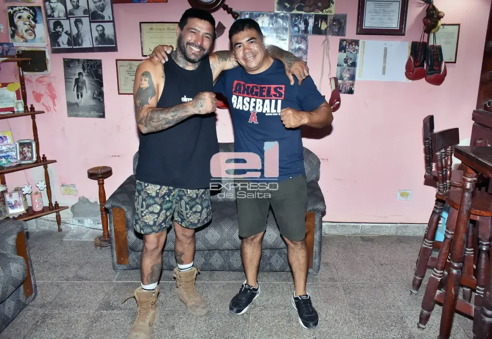 Lucas Matthysse con el Ñato Burgos 009