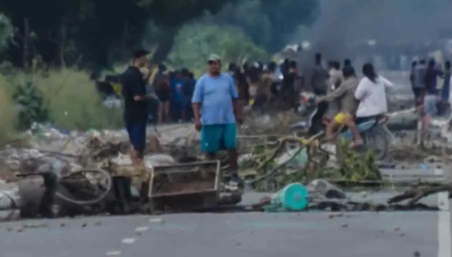 Ruta 50 totalmente cortada luego del crimen del chanchero Gomez