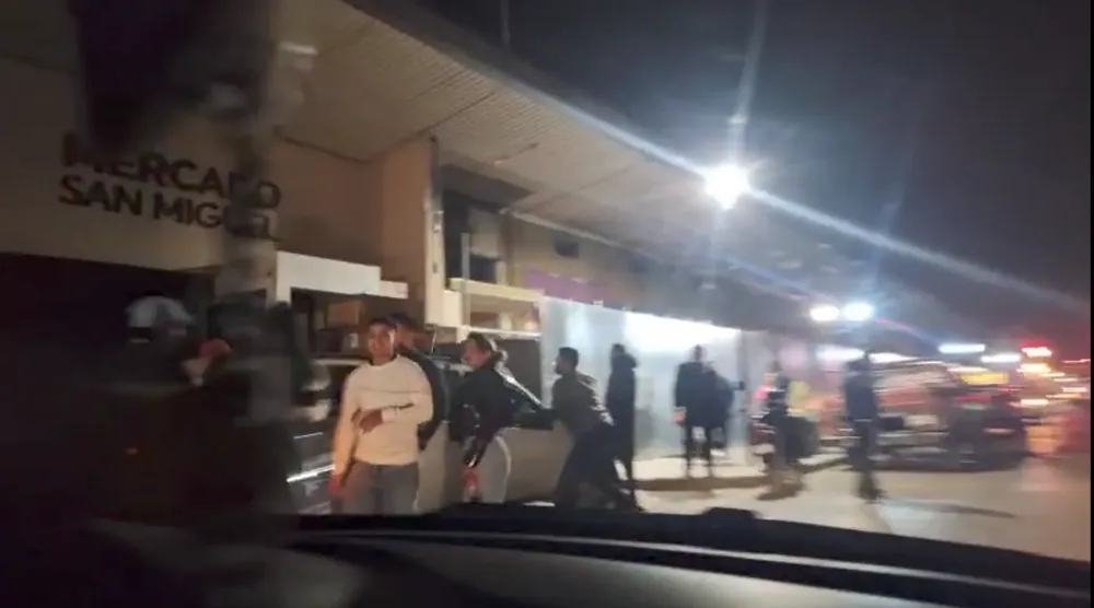 Tension en el Mercado San Miguel