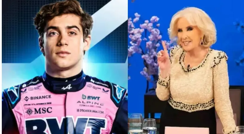 Colapinto con Mirta Legrand