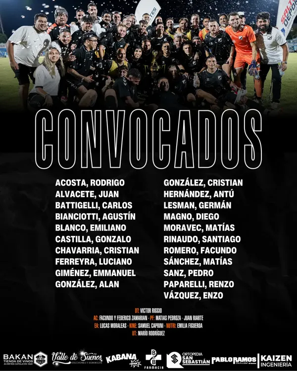 convocados CN partido 1
