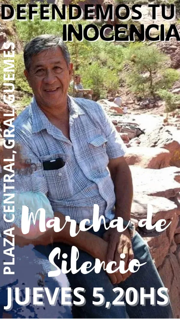 Caso maría Cash- marcha por el camionero en gral guemes