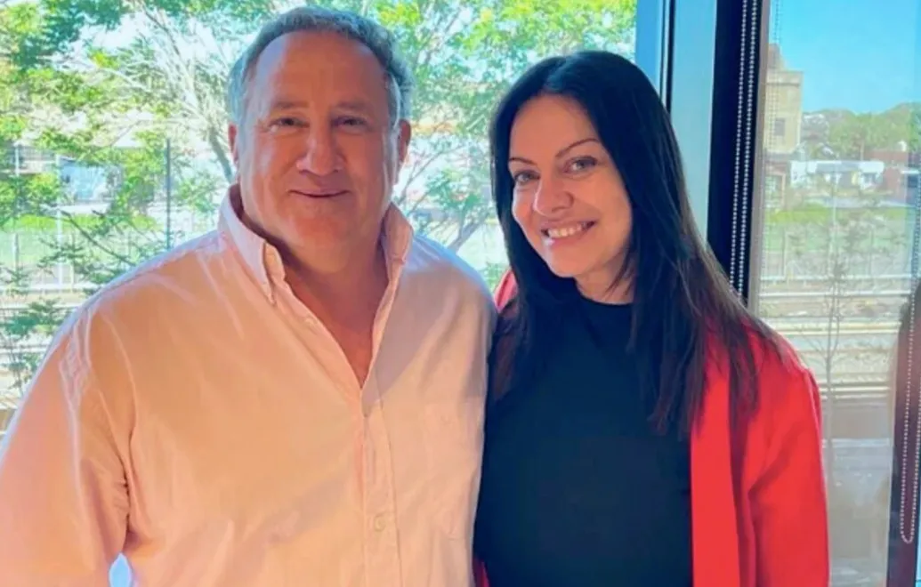 Pablo de la Torre con Sandra Pettovello