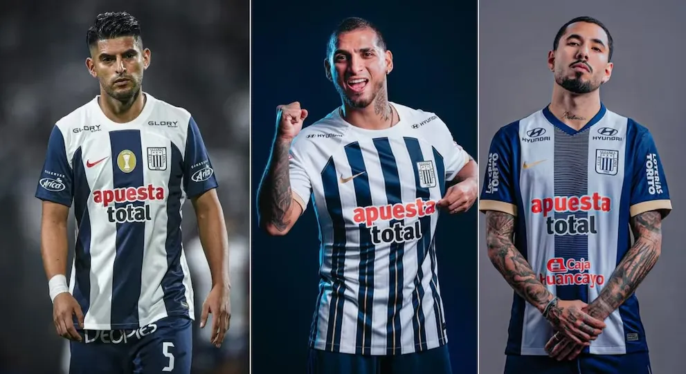 Sergio Peña, Carlos Zambrano y Miguel Trauco Alianza Lima