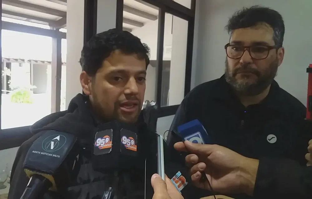 Lino Yonar y Fabio Cuello