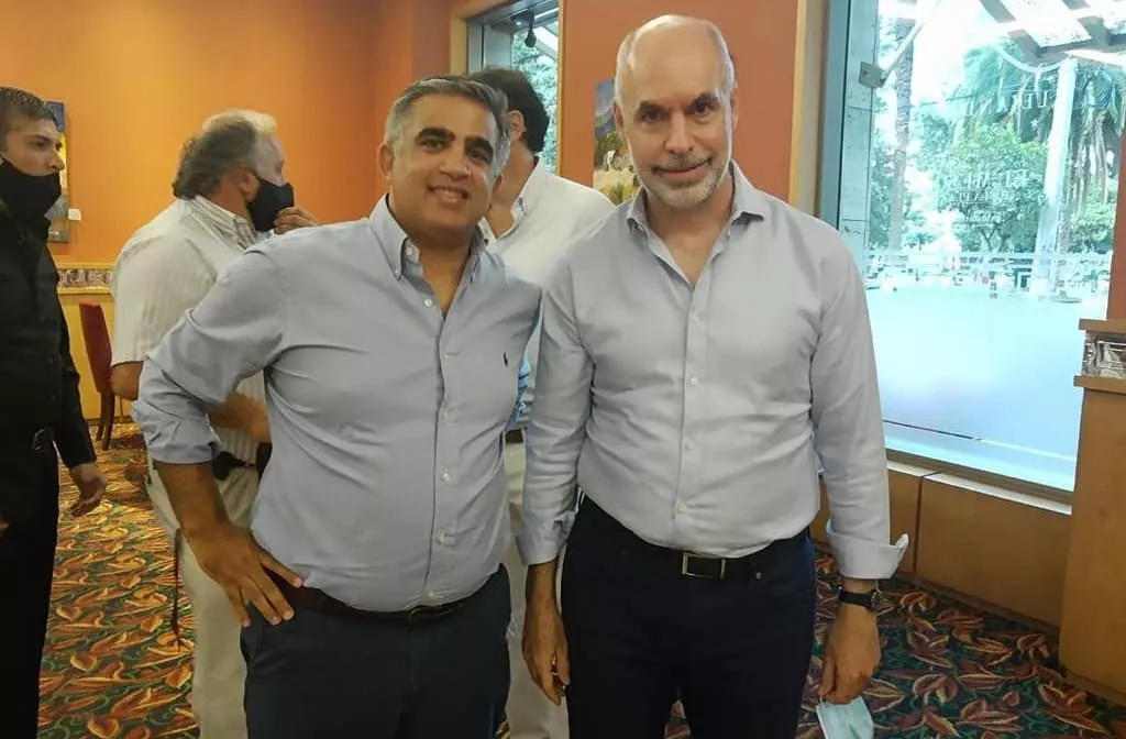 Rodríguez Larreta con Miguel Nanni