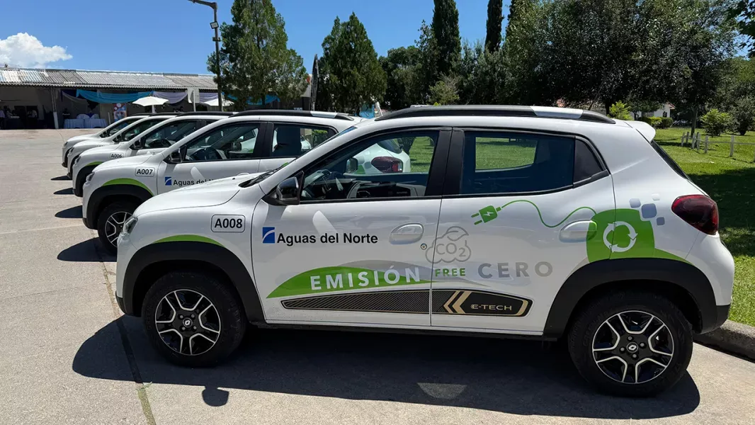 Aguas del Norte vehículos eléctricos ecológicos