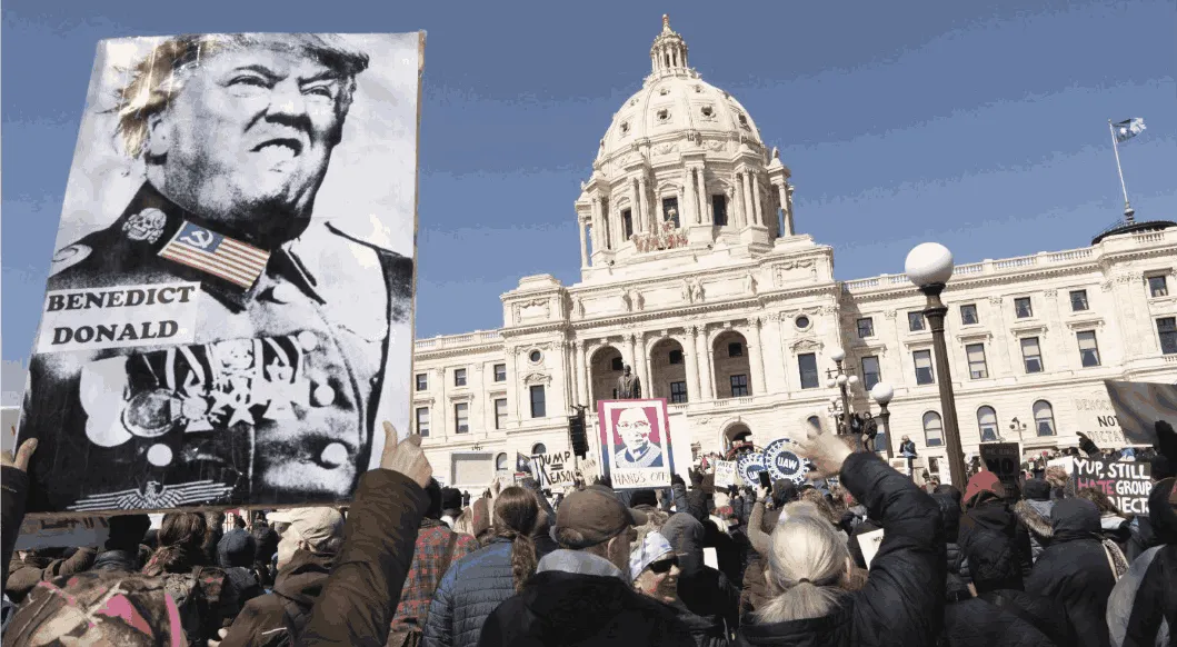 EEUU marchas en contra los aranceles de Trump
