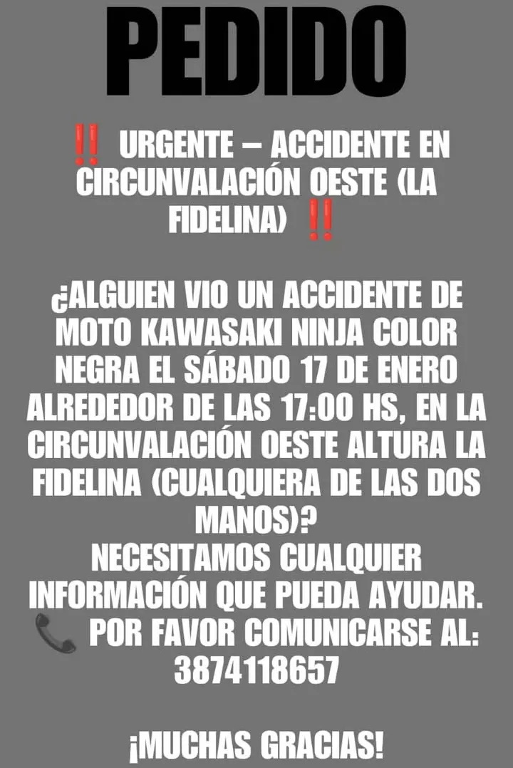 Diego Martín Capelli murió el 17 de enero