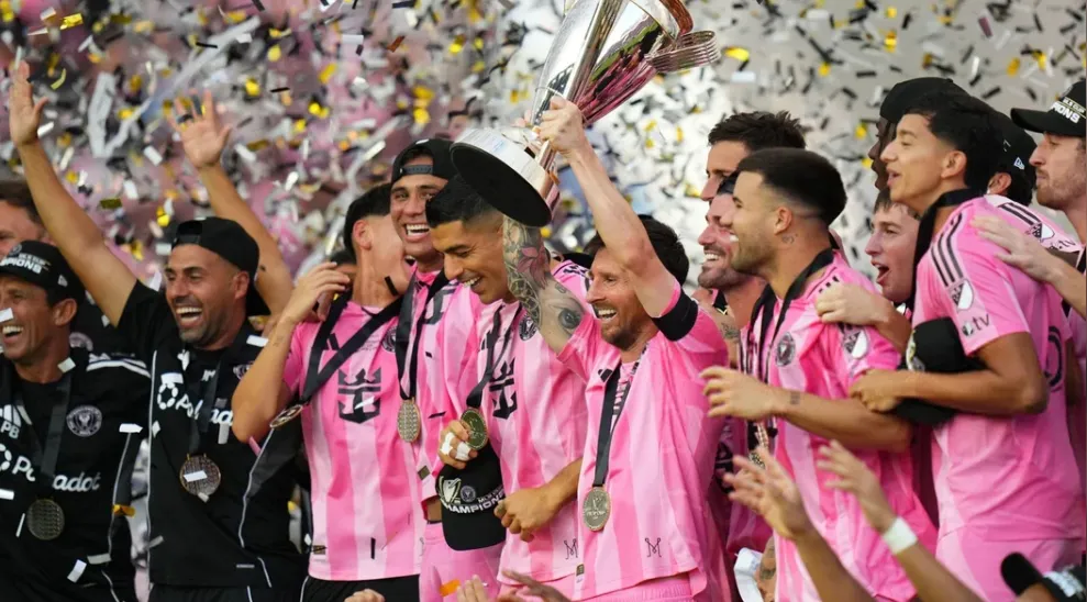 Messi con la primera copa MLS para el Miami