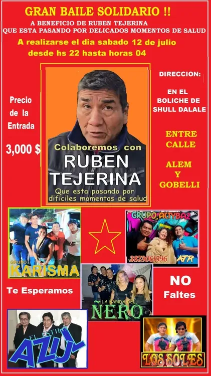 Baile solidario en guemes