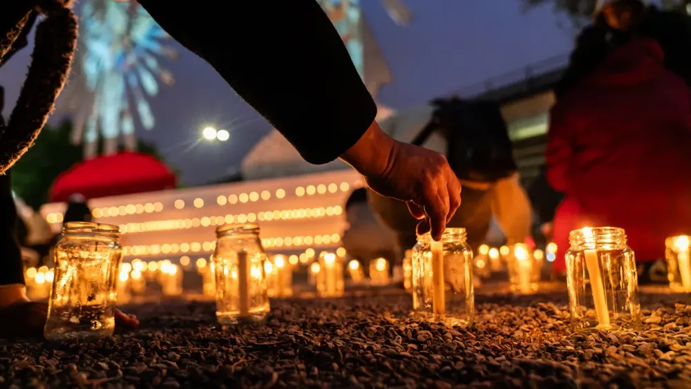 velas rotonda del peregrino