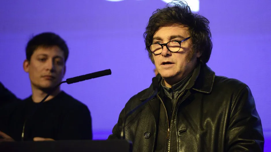 Milei y Santiago Caputo